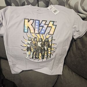 NWT Purple Kiss band tee, Youth Size M